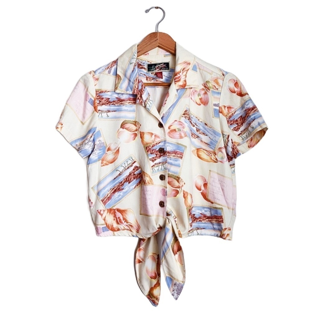La Cabana Hawaii Travel Cruise Ocean Beach Summer Vacation Tropical Sea Tie Top